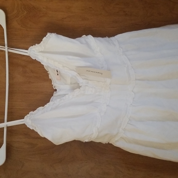 NWT Francesca's White Romper - Picture 2 of 7